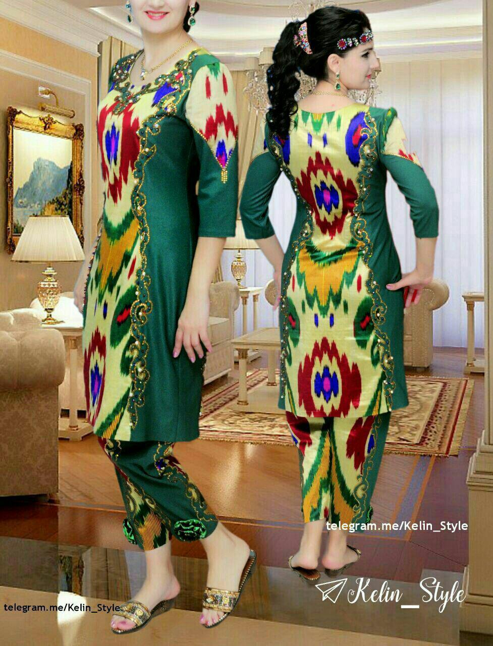Узбекские платья со штанами фасоны фото