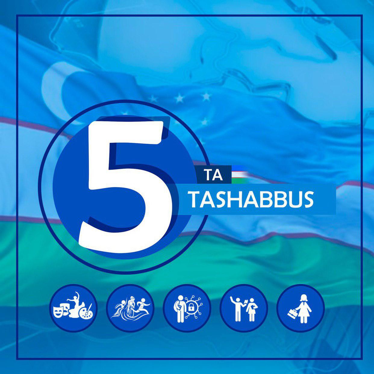 5 та ташаббус - 5 TA TASHABBUS  - 5 TA MUHIM TASHABBUS