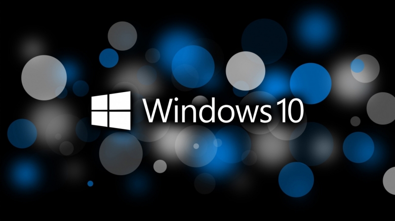windows • синий фон • Windows 10